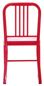 Evonne 2 Red Metal Side Chairs