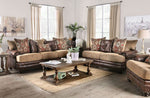 Fletcher Brown & Tan Sofa (Oversized)