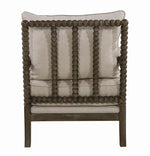 Goizane Oatmeal Linen-Like Fabric Accent Chair