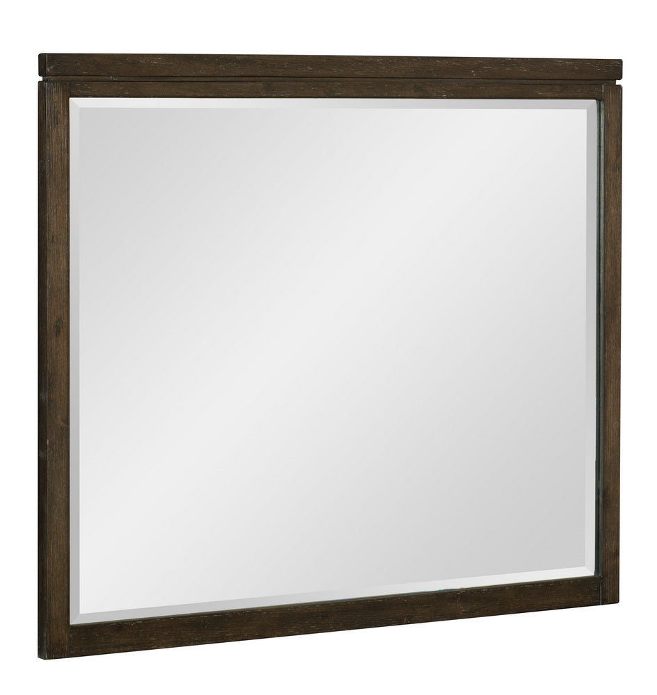 Griggs Dark Brown Wood Frame Dresser Mirror