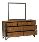 Holverson Rustic Brown Wood 7-Drawer Dresser