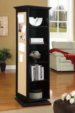 Julien Black Wood Swivel Cabinet