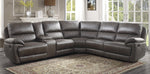 Knoxville 3-Pc Brown Manual Recliner Sectional Sofa