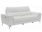 Largo 3-Pc White Leather/Vinyl Power Recliner Sofa Set