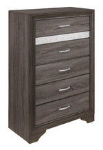 Luster Gray Wood Chest with Jewelry Drawer