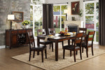 Mantello 2 Dark Brown Bi-Cast Vinyl/Wood Side Chairs