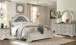 Marcelyn White Wood 6-Drawer Dresser