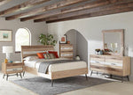 Marlow Rough Sawn Multi Wood King Bed