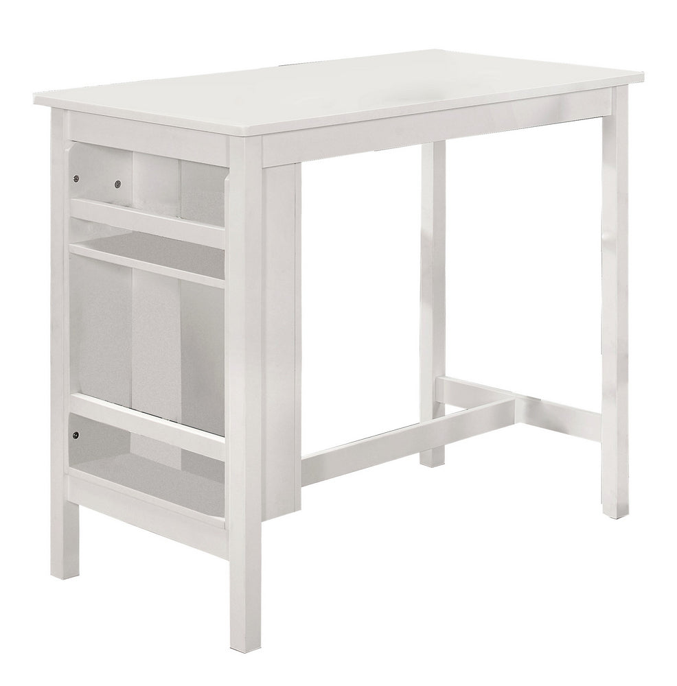 Melba 3-Pc White Counter Height Table Set