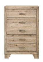 Miquell Rustic Natural Finish Wood 5-Drawer Chest