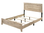 Miquell Rustic Natural Finish Wood King Bed