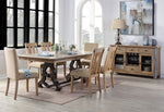 Nathaniel Maple Wood Extendable Dining Table