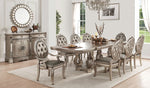Northville 2 Antique Silver PU Leather Arm Chairs