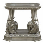 Northville Antique Silver Wood End Table