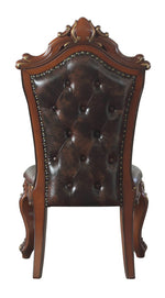 Picardy 2 Cherry Oak PU Leather/Wood Side Chairs