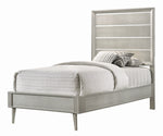 Ramon 5-Pc Metallic Sterling Wood Twin Bedroom Set