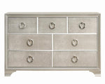 Salford Metallic Sterling Wood 7-Drawer Dresser