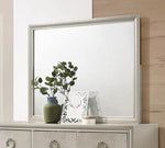 Salford Metallic Sterling Wood Frame Dresser Mirror