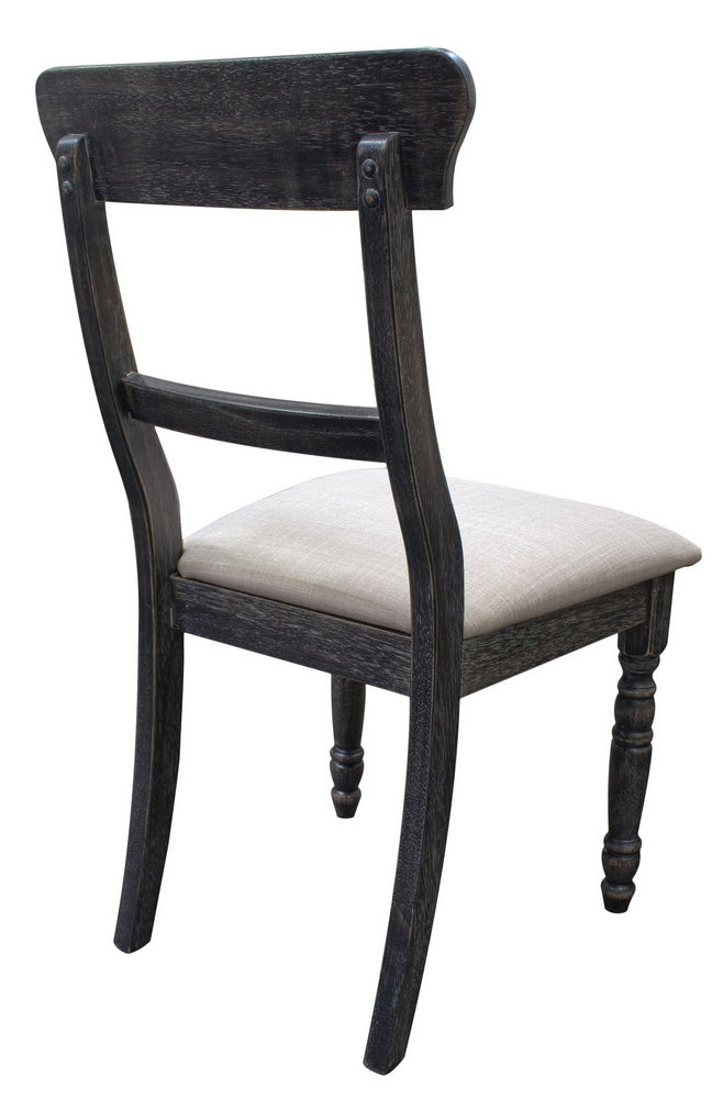 Selena 2 Beige Fabric/Wood Side Chairs