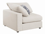 Serene 6-Pc Beige Linen Blend Modular Sectional Sofa