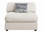 Serene 6-Pc Beige Linen Blend Modular Sectional Sofa