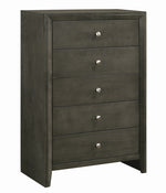 Serenity 5-Pc Mod Grey Wood Full Bedroom Set