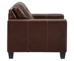 Altonbury Walnut Leather Chair