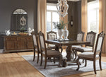 Charmond Brown Wood Extendable Dining Table