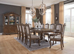 Charmond Brown Wood Extendable Dining Table