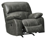 Dunwell Steel Fabric Power Rocker Recliner