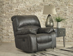 Dunwell Steel Fabric Power Rocker Recliner