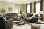 Earhart Chestnut Manual Recliner Loveseat