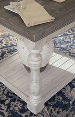 Havalance Two-Tone Wood End Table