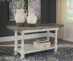 Havalance Two-Tone Wood Flip-Top Sofa Table