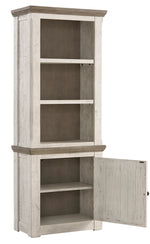 Havalance Two-Tone Wood Right Pier Cabinet