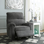 McTeer Charcoal Fabric Power Recliner