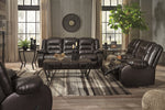 Vacherie Chocolate Manual Recliner Sofa