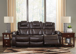 Warnerton Chocolate Power Recliner Sofa