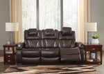 Warnerton Chocolate Power Recliner Sofa