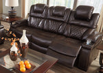 Warnerton Chocolate Power Recliner Sofa