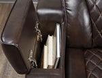 Warnerton Chocolate Power Recliner Sofa