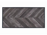 Simeon Rustic Grey Herringbone Wood/Metal Coffee Table