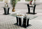 Staten Glossy Black Wood Coffee Table