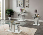 Staten Glossy White Wood Coffee Table