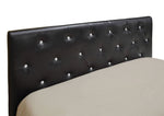 Vellen Black Leatherette Full Bed