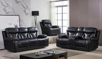 Viola Dark Brown Manual Recliner Loveseat