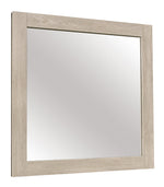 Whiting Cream Wood Frame Dresser Mirror