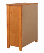 Wrangle Hill Amber Wash Wood 4-Drawer Chest