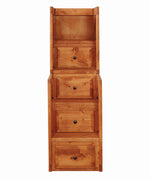 Wrangle Hill Amber Wash Wood Stairway Chest