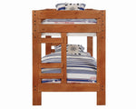 Wrangle Hill Amber Wash Wood Twin/Twin Bunk Bed